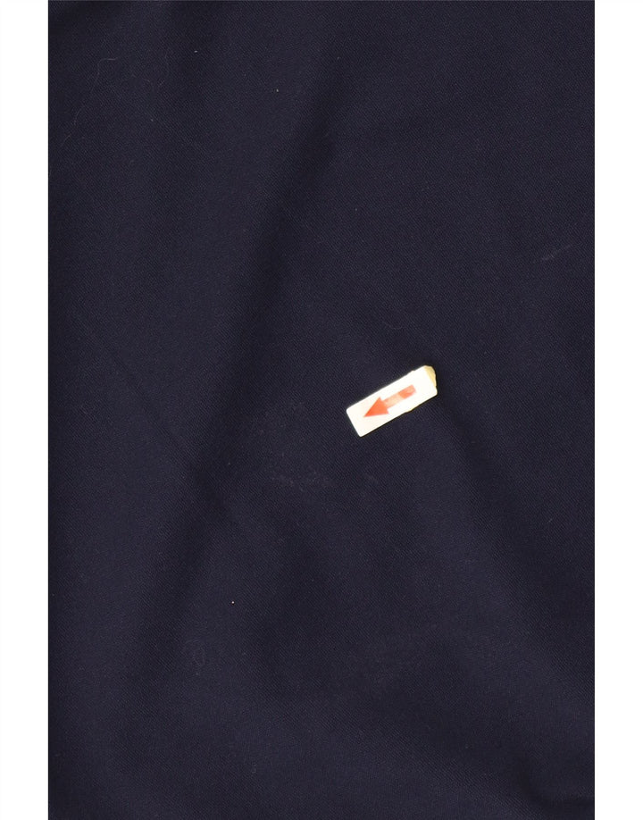 Pulover pentru bărbați KAPPA, cu fermoar, cu gât, XL, poliester color-bloc, albastru bleumarin