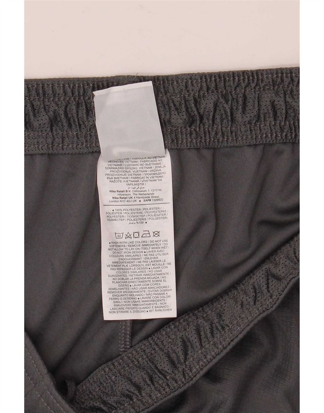Pantaloni scurți sport Nike Dri Fit pentru bărbați XL, gri, poliester color bloc