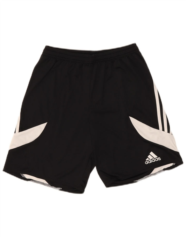Pantaloni scurți sport pentru bărbați Adidas Climalite, mici, negru, poliester color bloc