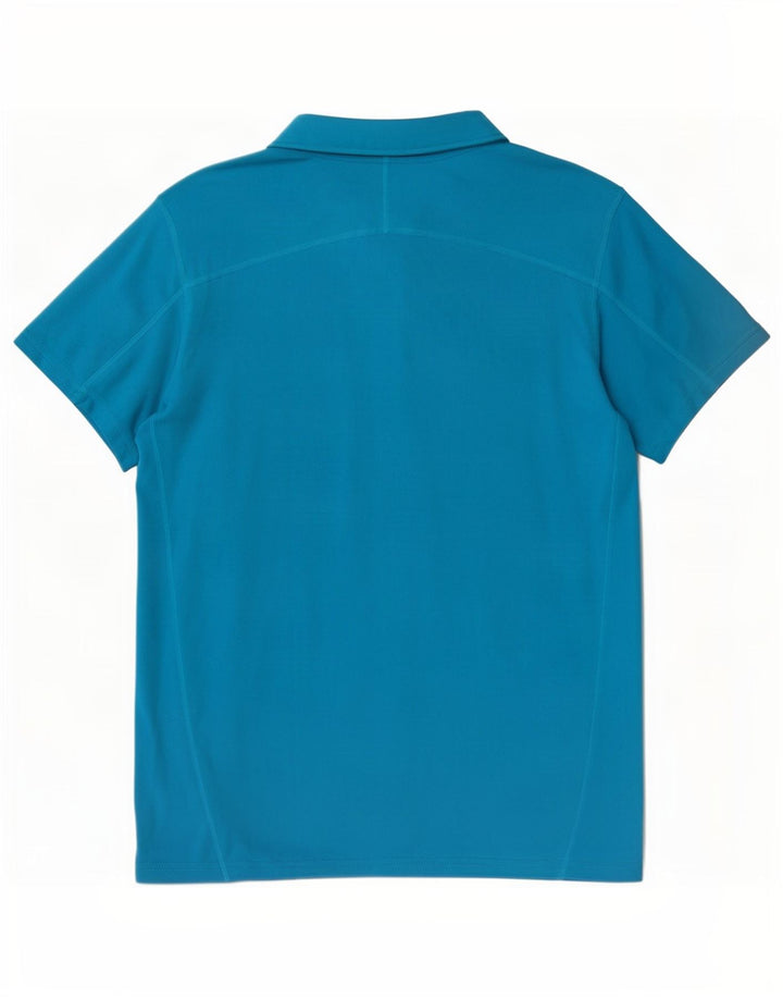 Tricou polo Nike Dri Fit pentru bărbați, mare, albastru, poliester