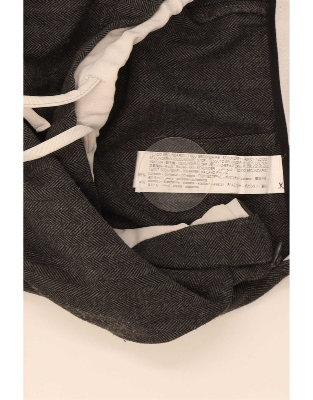 Pantaloni largi pentru femei Zara Mediu L30 L30 Poliester în spinare gri