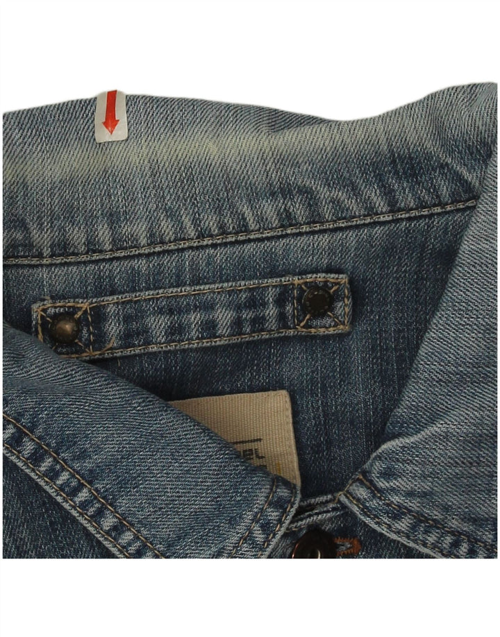 Jachetă de blugi pentru bărbați Camel Active UK 38, bumbac albastru mediu