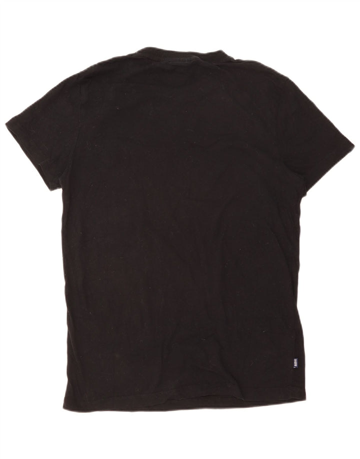 SUPERDRY Tricou Bărbați Top Medium Negru Bumbac