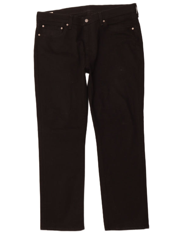 LEVI'S Blugi 514 drepti pentru bărbați W38 L32 bumbac negru