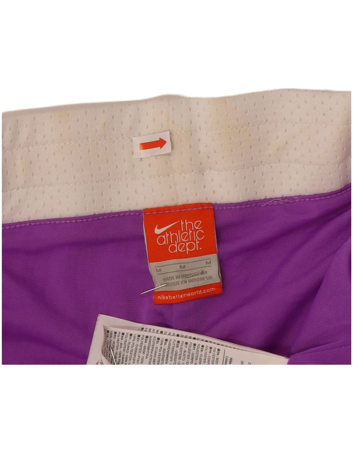 Pantaloni scurti sport Nike pentru femei UK 14 Medium Purple Colorblock Poliester