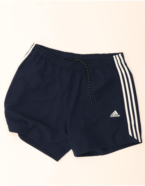 Pantaloni scurți sport pentru bărbați Adidas Climalite XL bleumarin poliester