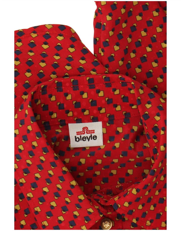 Cămașă Bleyle pentru femei UK 20 2XL Roșu Geometric