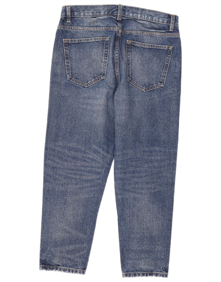 Blugi tăiați pentru bărbați Zara EU 40 Medium W31 L25 Albastru