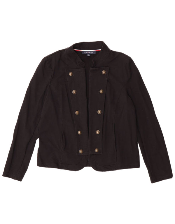 Top cardigan Tommy Hilfiger pentru femei UK 16, mare, negru, bumbac