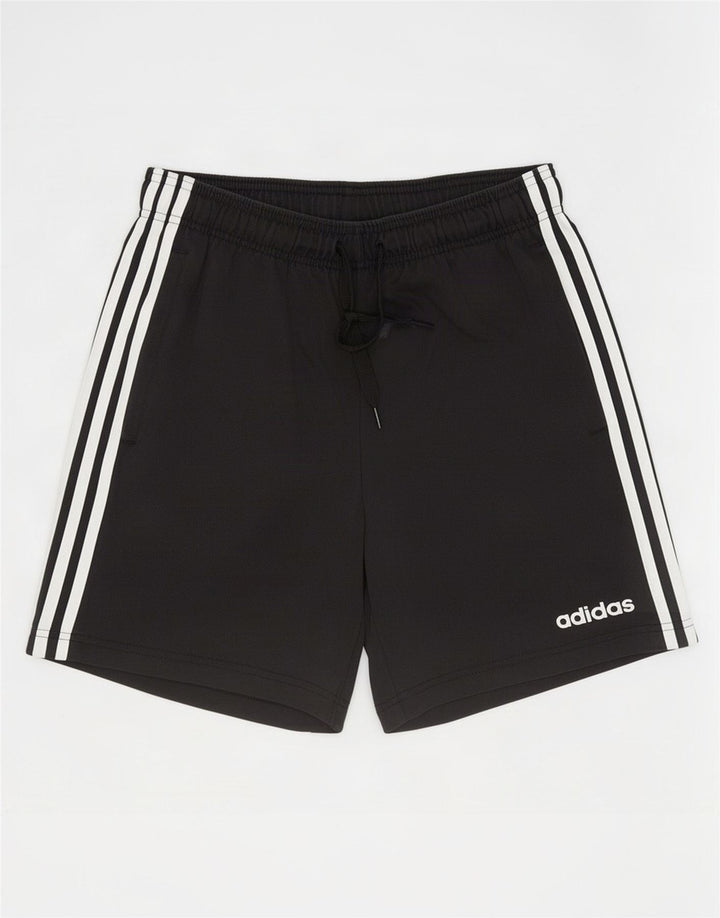 Pantaloni scurți sport pentru bărbați Adidas, bumbac mediu negru