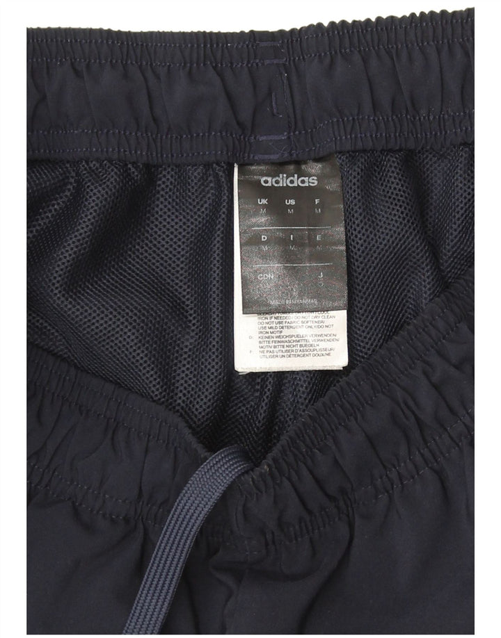 Pantaloni scurți sport Adidas pentru bărbați, poliester mediu bleumarin