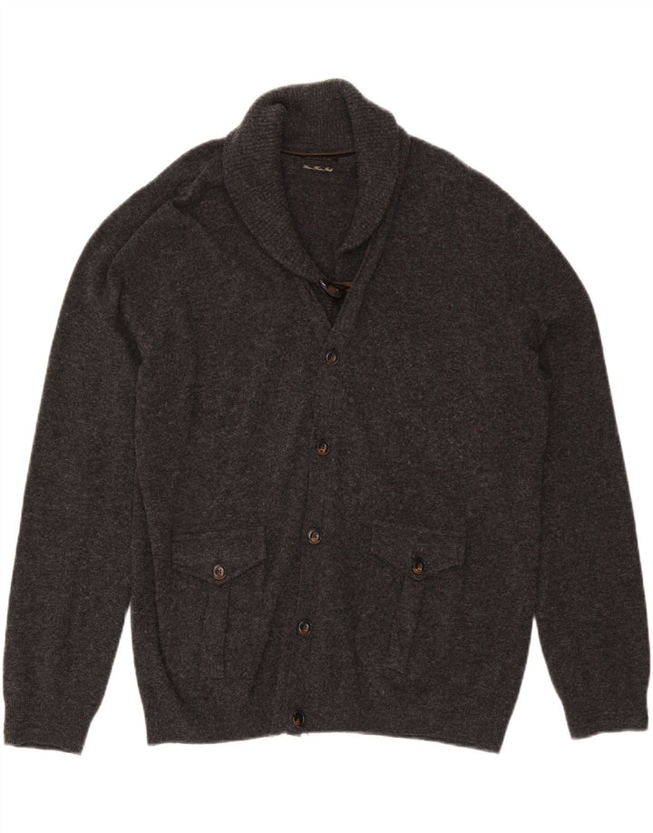 Cardigan pentru bărbați MASSIMO DUTTI, mare, gri