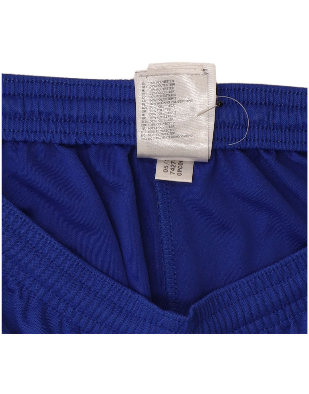 Pantaloni scurți sport pentru bărbați Adidas Climalite, poliester mic, albastru