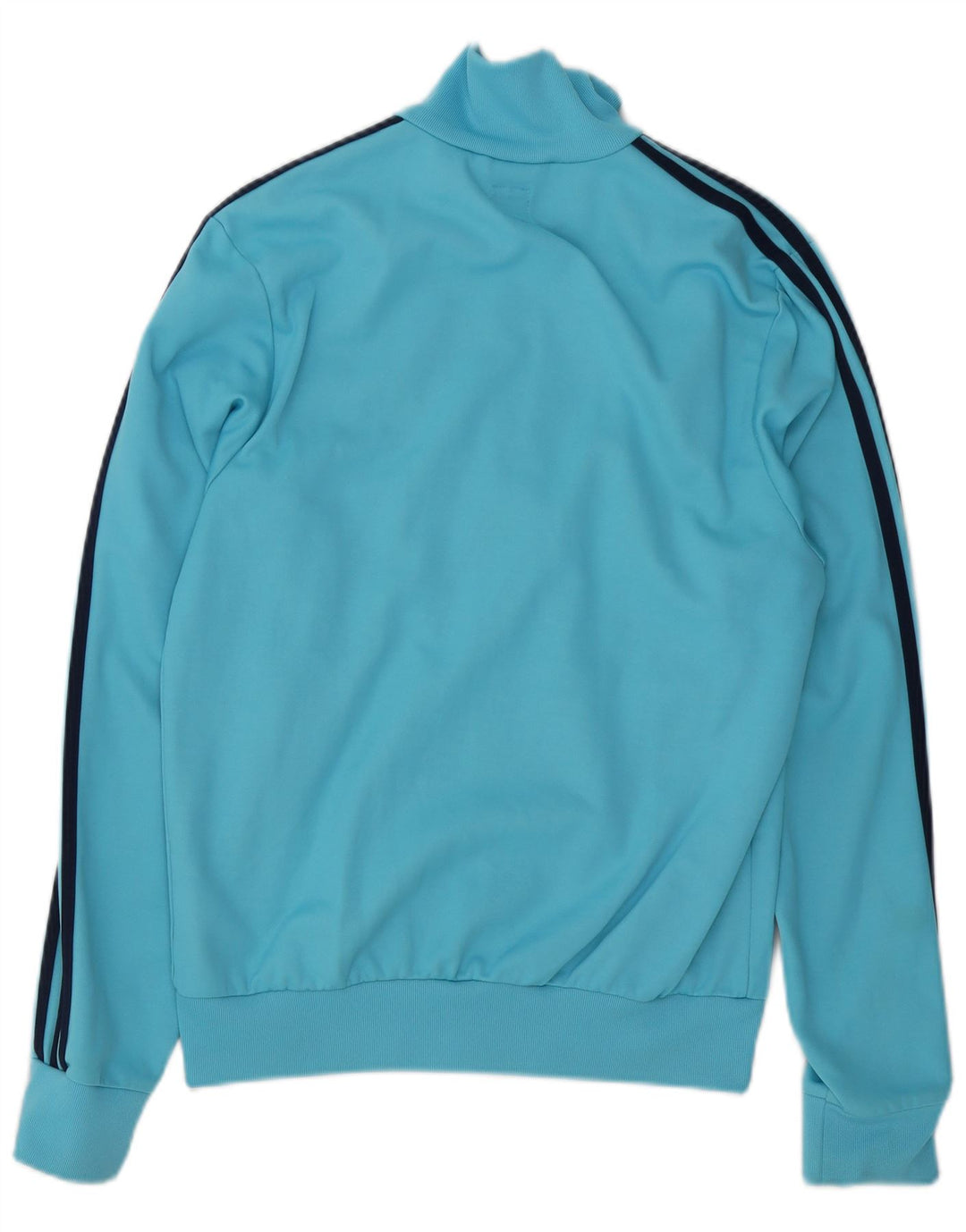 Jachetă de trening pentru bărbați Adidas, albastru mediu, bumbac color bloc