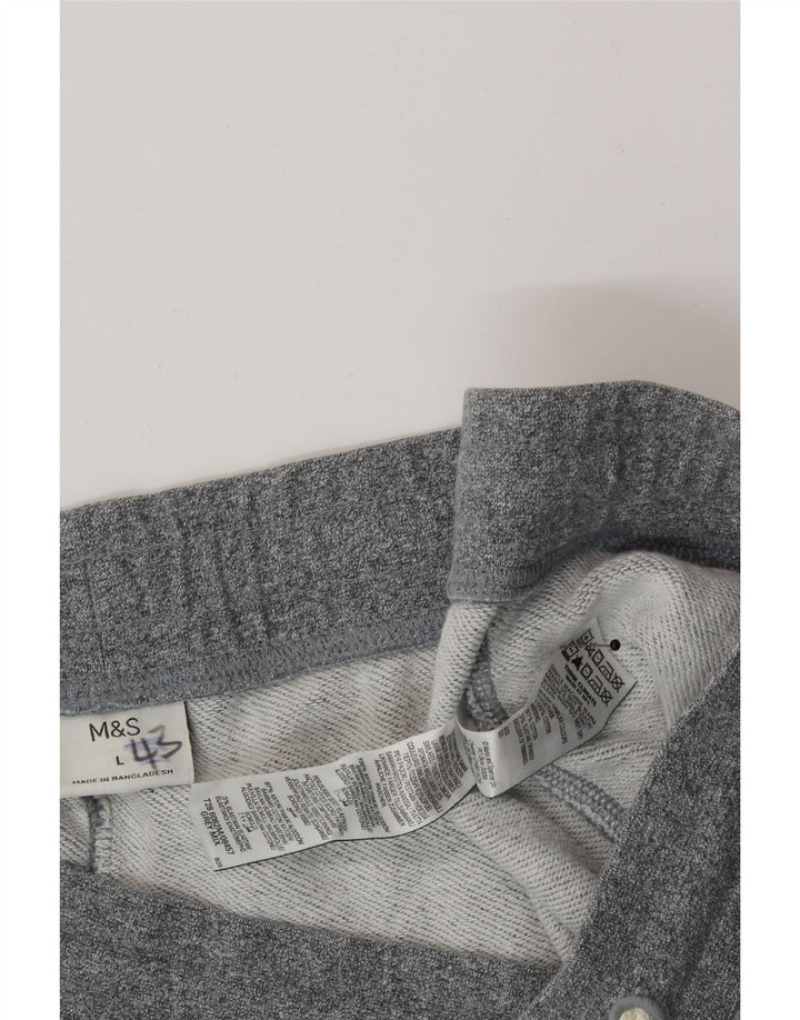 MARKS & SPENCER Mens Sport Shorts Large Grey Cotton Vintage Marks & Spencer and Second-Hand Marks & Spencer from Messina Hembry 