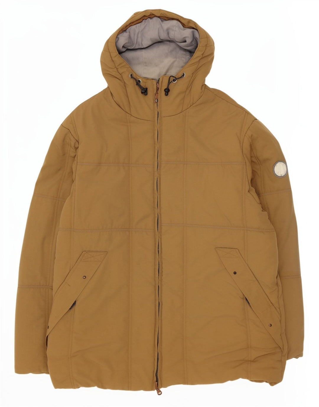 Jachetă căptușită cu glugă pentru bărbați Murphy & Nye UK 42 XL Bej
