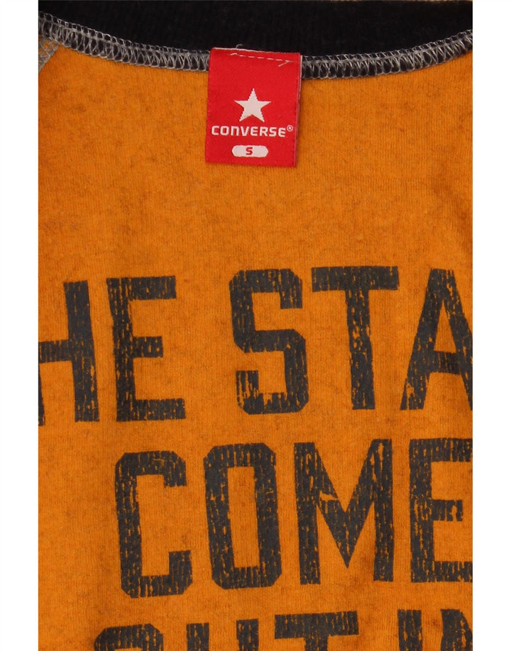 Pulover cardigan grafic Converse pentru bărbați, gri mic, color block