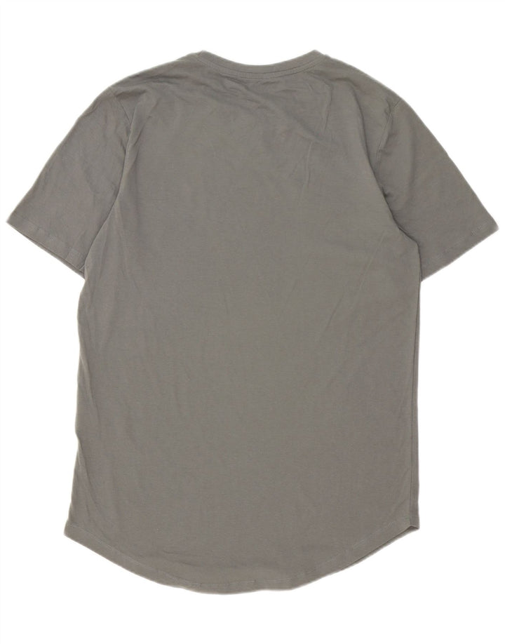 Tricou Jack & Jones Lash pentru bărbați Top din bumbac gri mediu