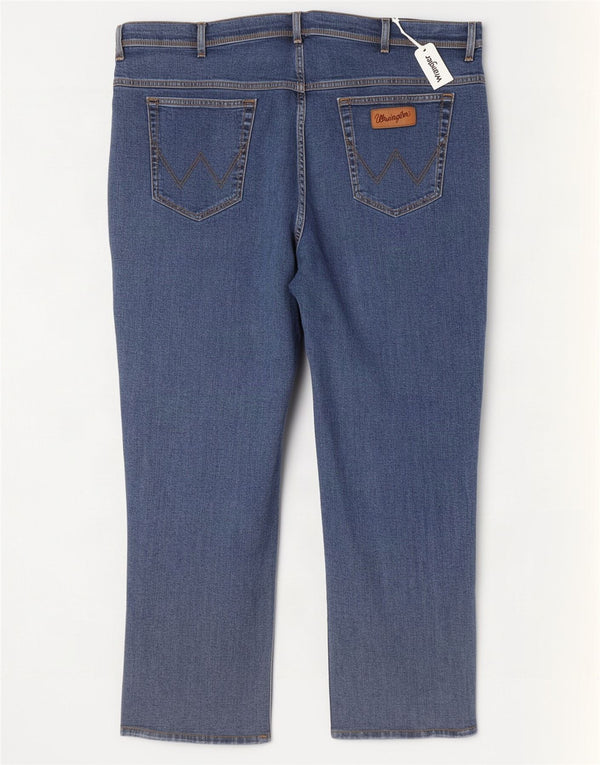 Blugi drepte pentru bărbați Wrangler Texas W50 L32 bumbac albastru