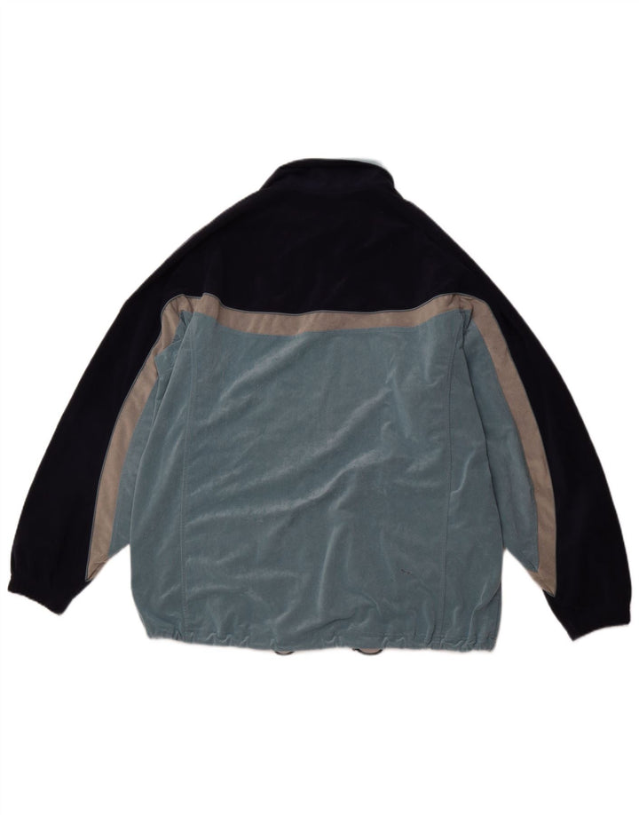 Jachetă de trening pentru bărbați ASICS, mare, albastru, poliester, sport