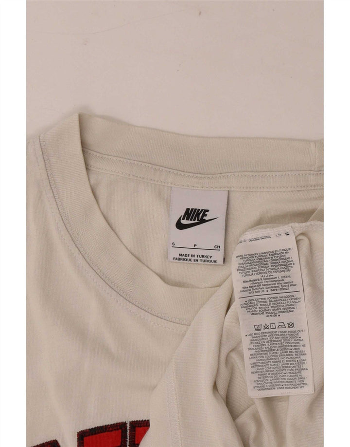 Tricou grafic Nike pentru bărbați Top mic din bumbac cu dungi albe