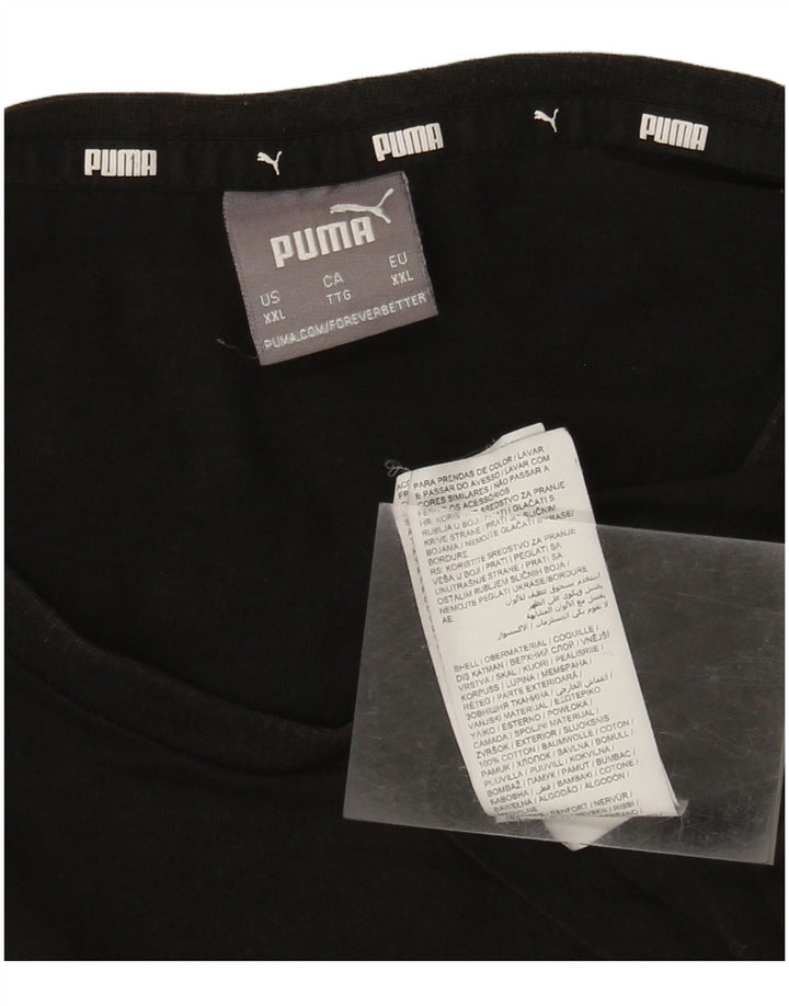 Tricou pentru bărbați Puma Top 2XL bumbac negru