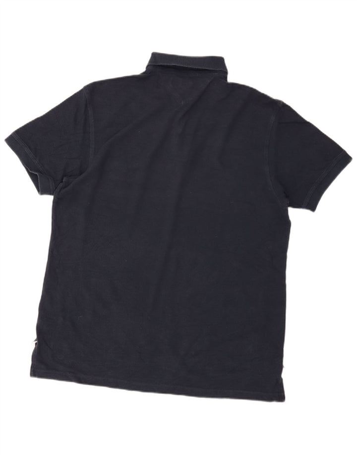 Tricou polo cu mânecă scurtă Tommy Hilfiger pentru bărbați, mediu, bleumarin, clasic