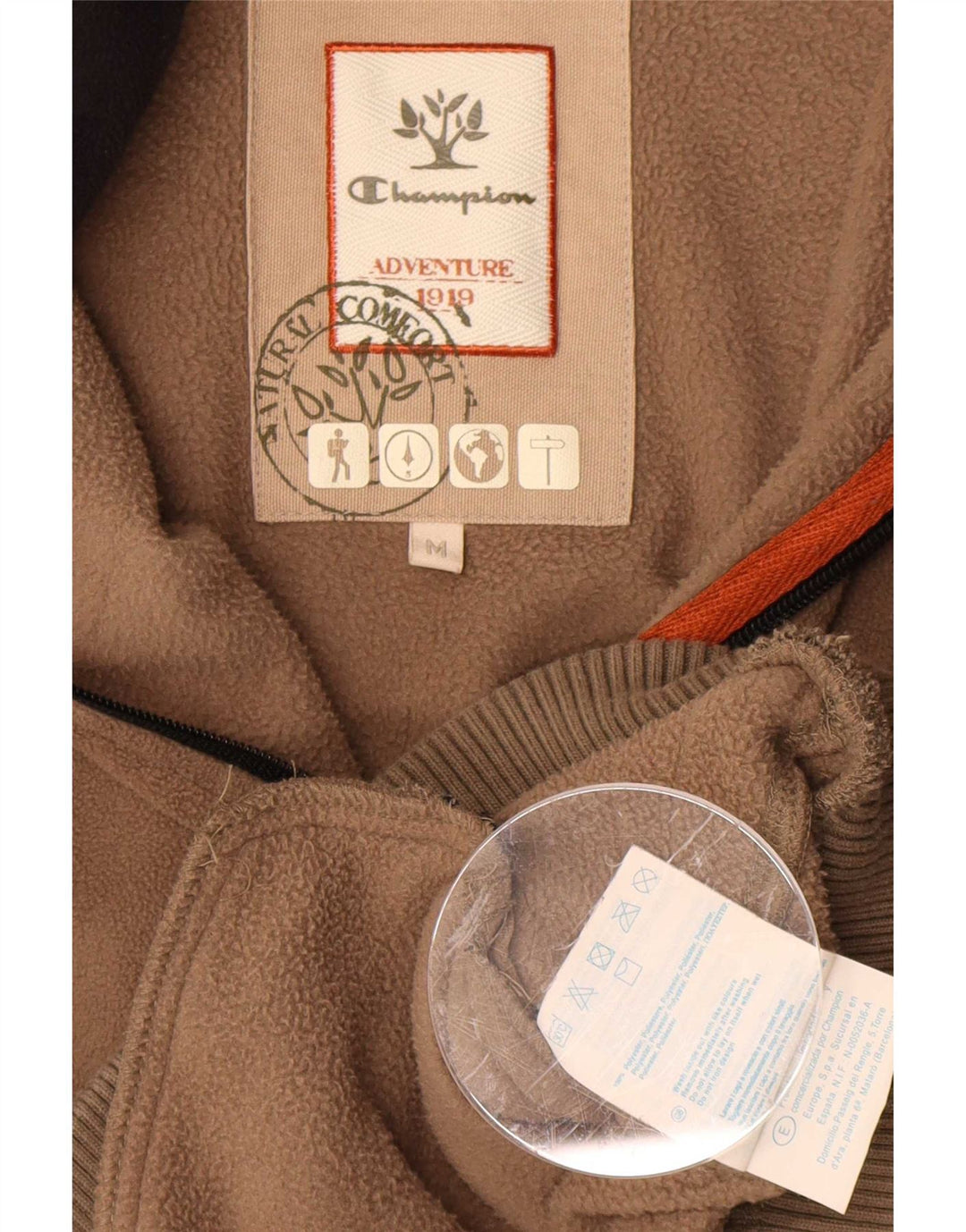 Jachetă fleece pentru bărbați Champion UK 38 Poliester maro mediu