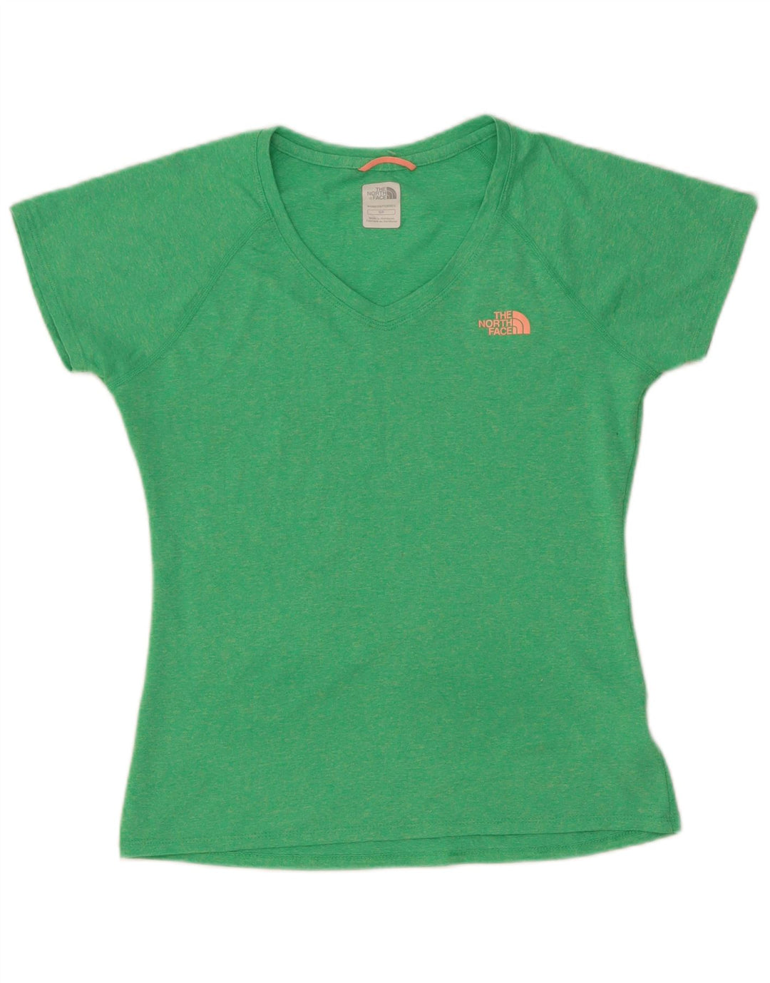 Tricou The North Face pentru femei Top UK 10 Small Green Poliester