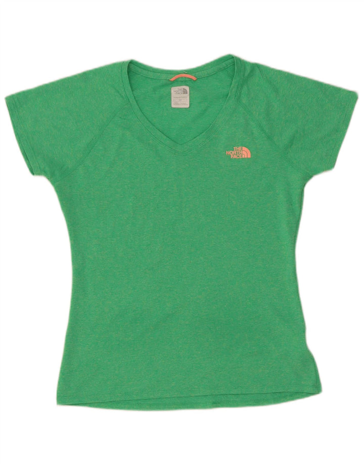 Tricou The North Face pentru femei Top UK 10 Small Green Poliester