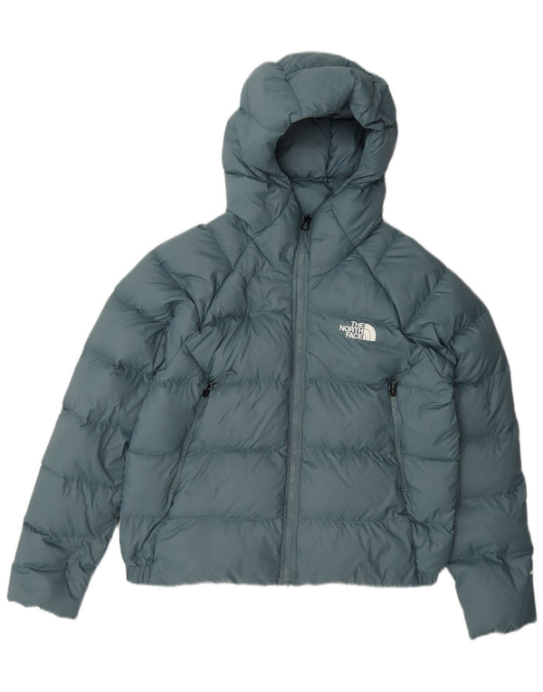 Jachetă căptușită cu glugă The North Face pentru femei UK 14 Large Green Nylon
