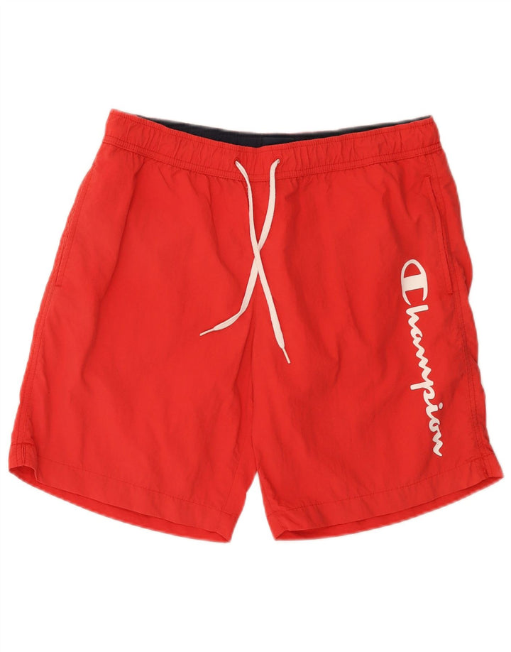 Pantaloni scurți de înot grafic pentru bărbați Champion, roșii mari