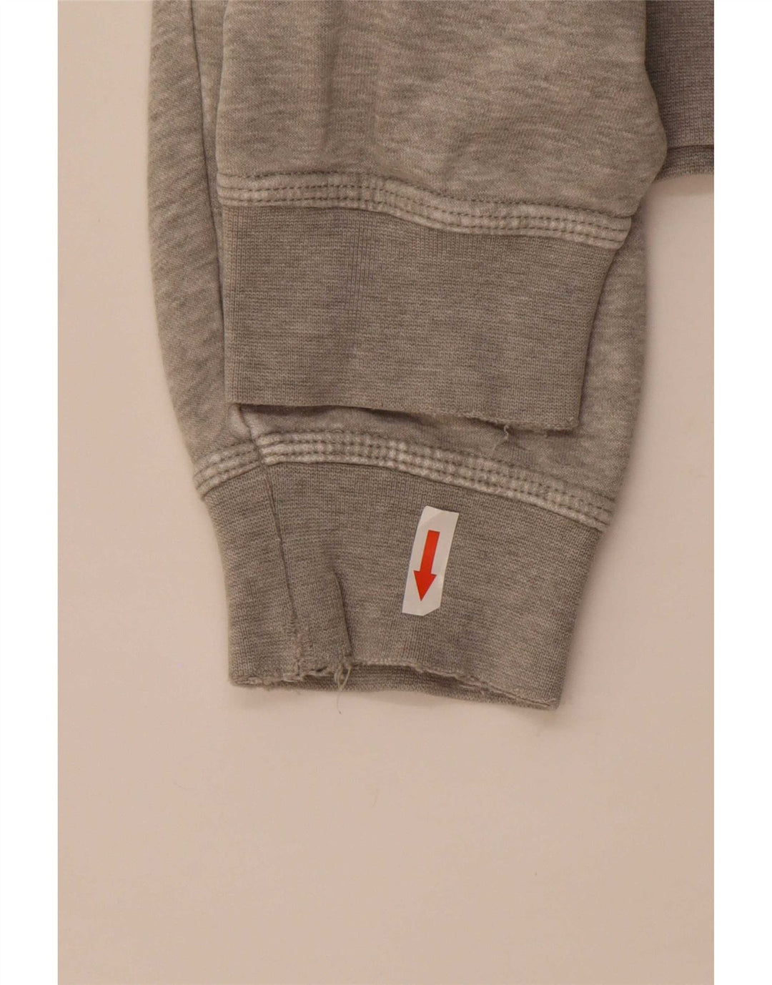 Pulover Nike pentru bărbați cu capota cu grafică, din bumbac cu pete, gri mediu