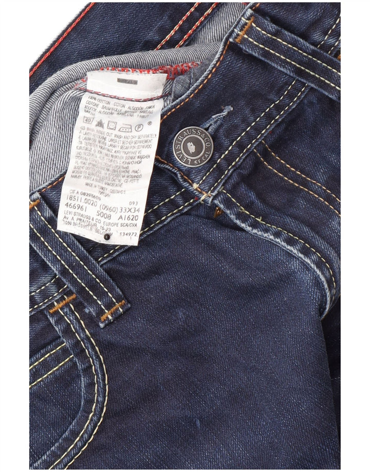 Blugi Levi's 511 Slim pentru bărbați W33 L34 Bumbac albastru