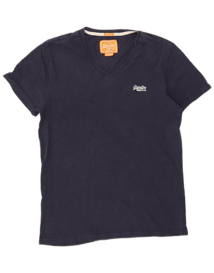 Tricou pentru bărbați Superdry Top Medium Bleumarin Bumbac