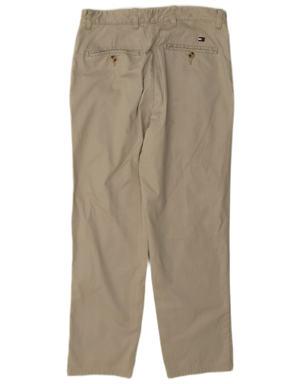 Pantaloni chino drepți pentru bărbați Tommy Hilfiger L30 L30 bumbac bej
