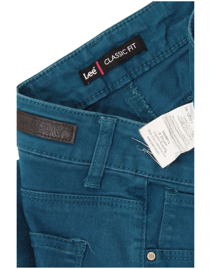 Blugi drepti pentru femei Lee Classic Fit US 8 Medium W30 L29 Bumbac albastru