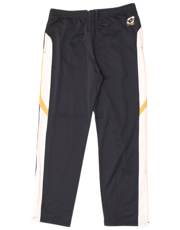 Pantaloni de trening Lotto pentru femei UK 18 XL, negru, bloc de culoare