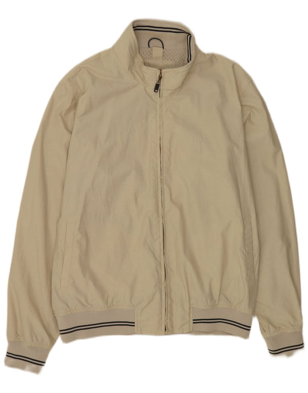 Brugi Bomber Jacket pentru bărbați UK 44 2XL Bej Bumbac