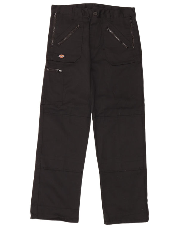 Pantaloni cargo dritti pentru bărbați Dickies W32 L31 poliester negru