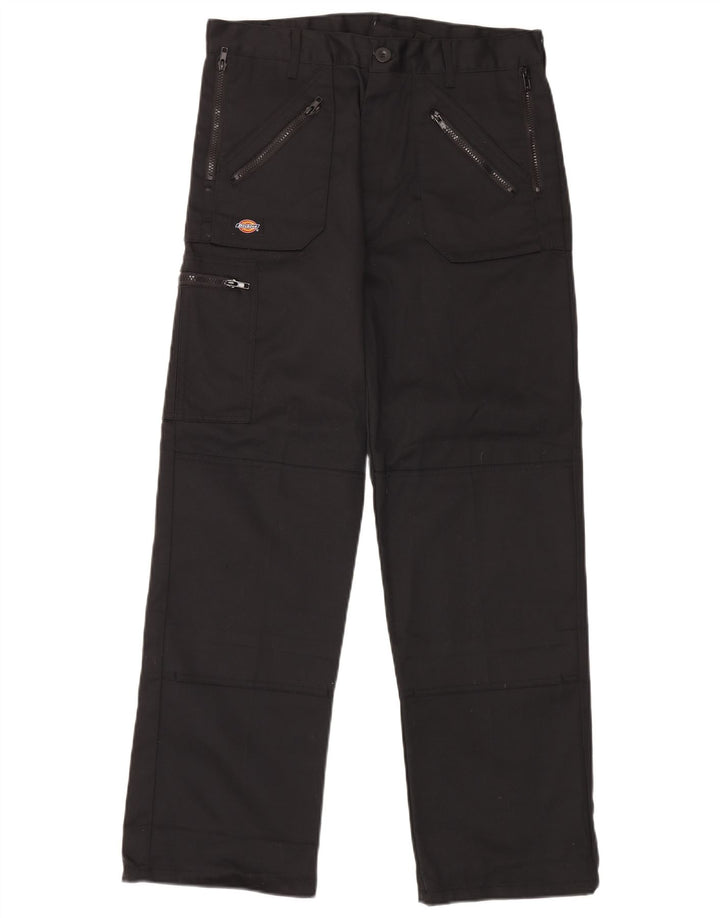 Pantaloni cargo dritti pentru bărbați Dickies W32 L31 poliester negru