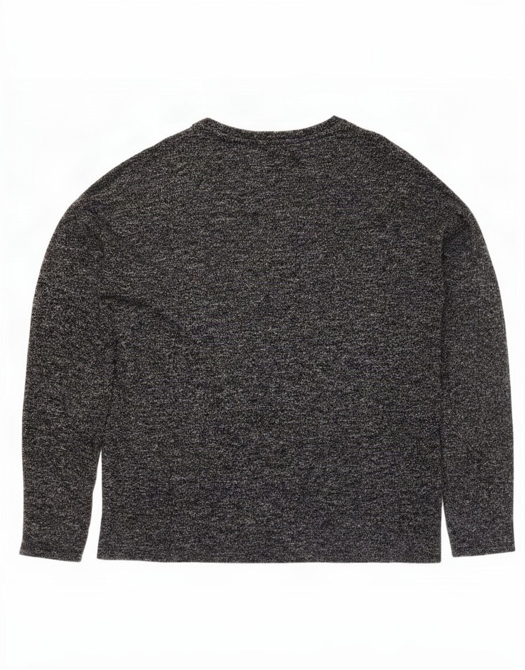 Top grafic pentru femei Zara cu mânecă lungă UK 12 Medium Gri Floral