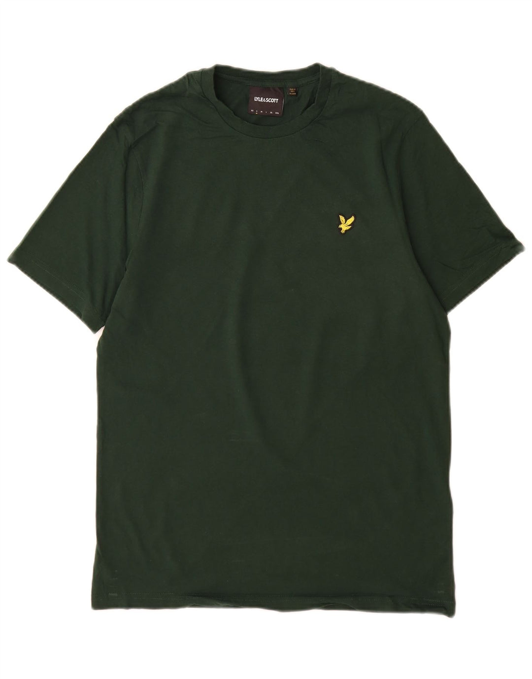 Tricou pentru bărbați Lyle & Scott Top mic din bumbac verde