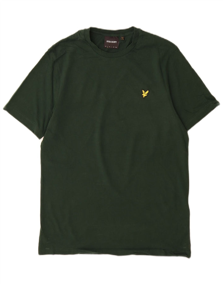 Tricou pentru bărbați Lyle & Scott Top mic din bumbac verde