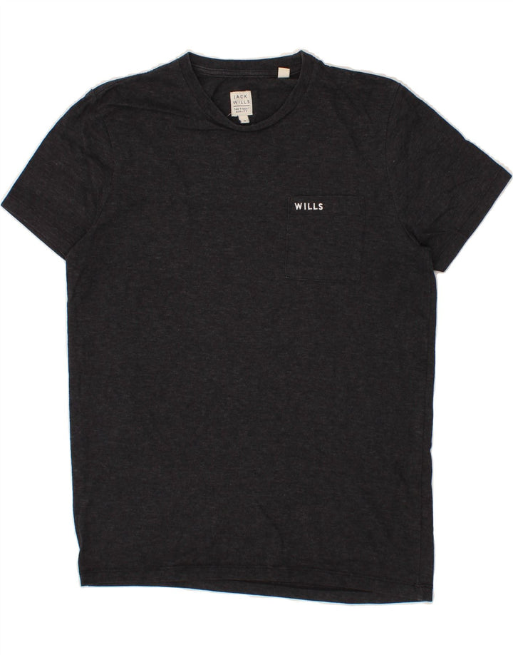 JACK WILLS Mens T-Shirt Top Medium Grey Cotton Vintage Jack Wills and Second-Hand Jack Wills from Messina Hembry 