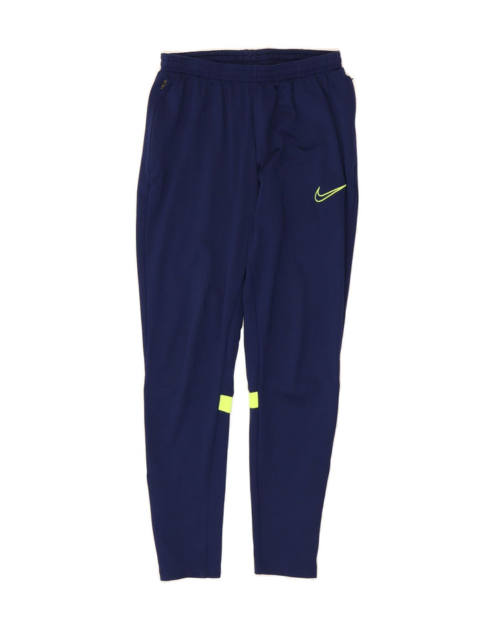 NIKE Mens Tracksuit Trousers Small  Navy Blue Polyester Vintage Nike and Second-Hand Nike from Messina Hembry 