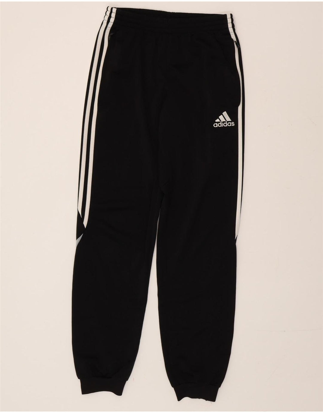 Pantaloni de trening Adidas pentru bărbați Joggeri EU 34/36 Poliester negru mic