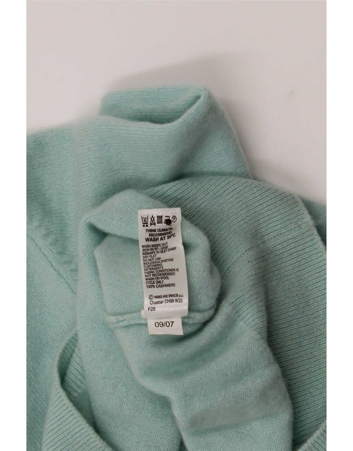 Pulover pentru femei Marks & Spencer cu gât rulat, turcoaz mic, UK 10