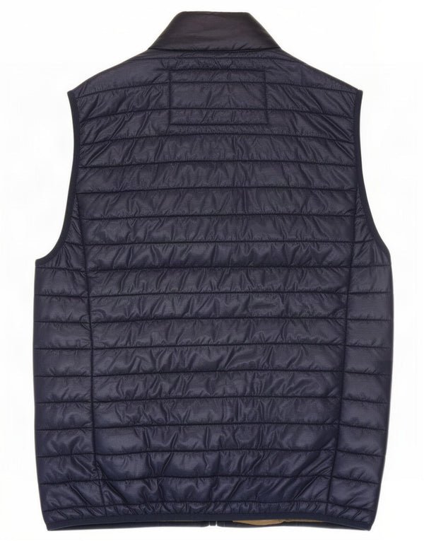 J. Crew Mens Padded Gilet UK 36 Small Navy Blue Marine