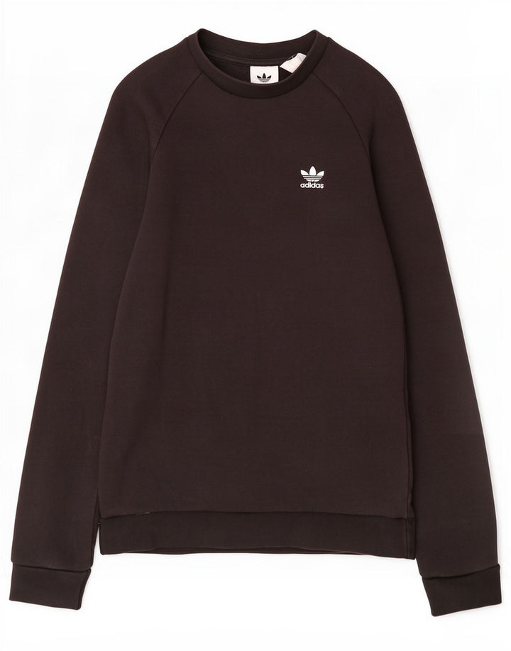 Hanorac pentru bărbați Adidas Jumper mic, negru, bumbac